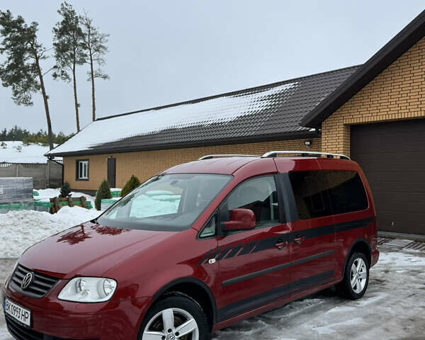 Червоний Фольксваген Кадді, об'ємом двигуна 1.9 л та пробігом 252 тис. км за 9850 $, фото 1 на Automoto.ua