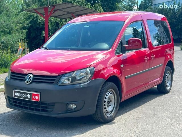 Червоний Фольксваген Кадді, об'ємом двигуна 1.6 л та пробігом 377 тис. км за 9790 $, фото 1 на Automoto.ua