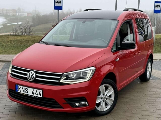 Червоний Фольксваген Кадді, об'ємом двигуна 2 л та пробігом 258 тис. км за 9200 $, фото 1 на Automoto.ua