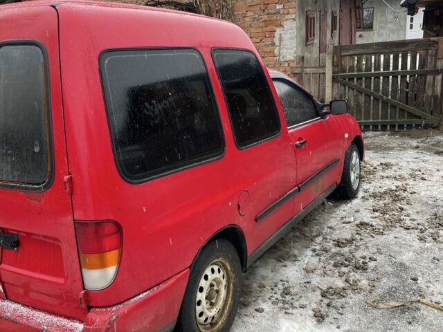 Червоний Фольксваген Кадді, об'ємом двигуна 1.9 л та пробігом 270 тис. км за 1650 $, фото 1 на Automoto.ua