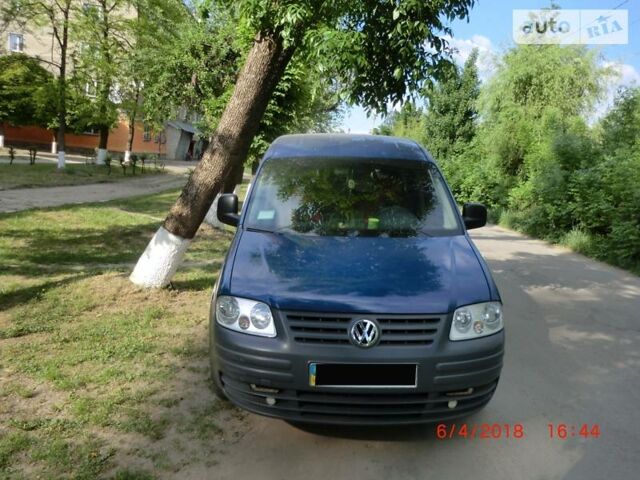 Синій Фольксваген Caddy пасс., об'ємом двигуна 2 л та пробігом 245 тис. км за 7100 $, фото 1 на Automoto.ua