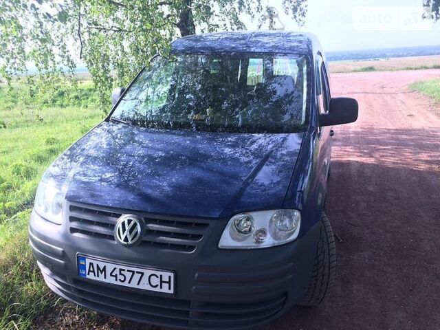 Синій Фольксваген Caddy пасс., об'ємом двигуна 2 л та пробігом 250 тис. км за 7500 $, фото 1 на Automoto.ua