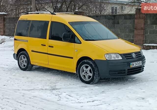 Желтый Фольксваген Кадди, объемом двигателя 1.9 л и пробегом 175 тыс. км за 4750 $, фото 1 на Automoto.ua