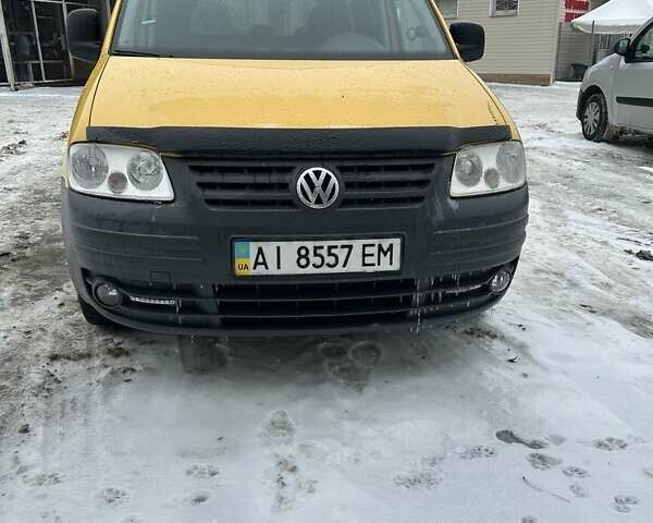 Желтый Фольксваген Кадди, объемом двигателя 1.9 л и пробегом 172 тыс. км за 6500 $, фото 1 на Automoto.ua