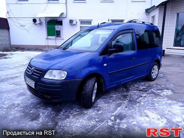 Синий Фольксваген Кадди, объемом двигателя 1.9 л и пробегом 41100 тыс. км за 5300 $, фото 1 на Automoto.ua