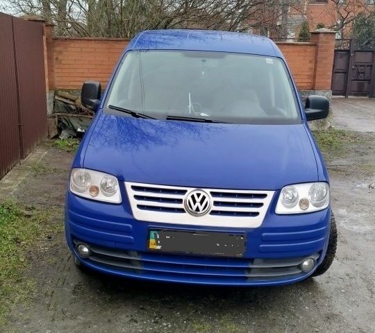 Синий Фольксваген Кадди, объемом двигателя 1.9 л и пробегом 375 тыс. км за 7000 $, фото 1 на Automoto.ua