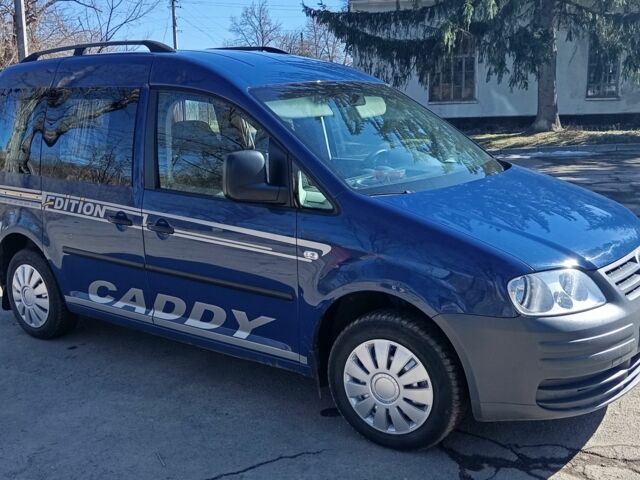 Синий Фольксваген Кадди, объемом двигателя 2 л и пробегом 253 тыс. км за 5950 $, фото 1 на Automoto.ua