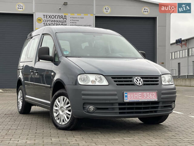 Синий Фольксваген Кадди, объемом двигателя 1.6 л и пробегом 184 тыс. км за 5699 $, фото 1 на Automoto.ua
