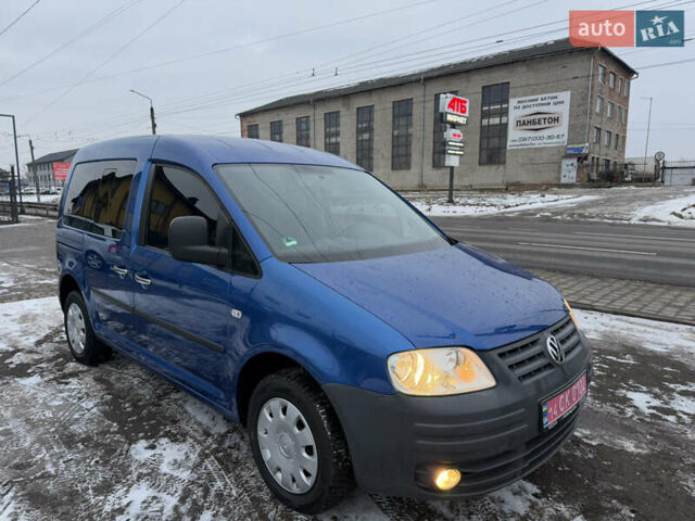 Синий Фольксваген Кадди, объемом двигателя 1.6 л и пробегом 225 тыс. км за 6850 $, фото 1 на Automoto.ua