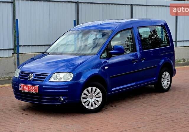 Синий Фольксваген Кадди, объемом двигателя 1.6 л и пробегом 233 тыс. км за 7399 $, фото 1 на Automoto.ua