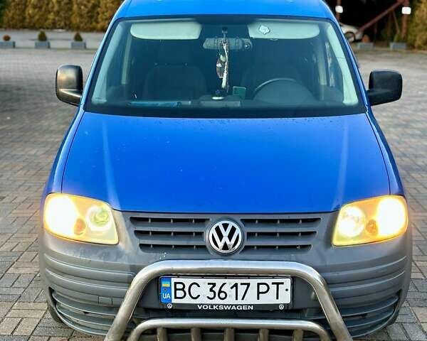 Синий Фольксваген Кадди, объемом двигателя 1.9 л и пробегом 349 тыс. км за 5850 $, фото 1 на Automoto.ua