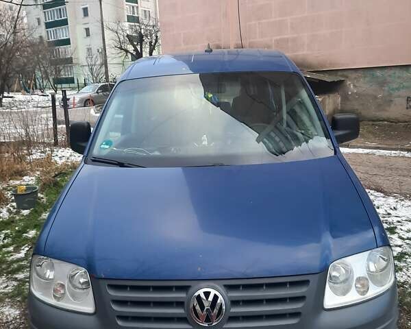 Синий Фольксваген Кадди, объемом двигателя 1.9 л и пробегом 263 тыс. км за 3950 $, фото 1 на Automoto.ua