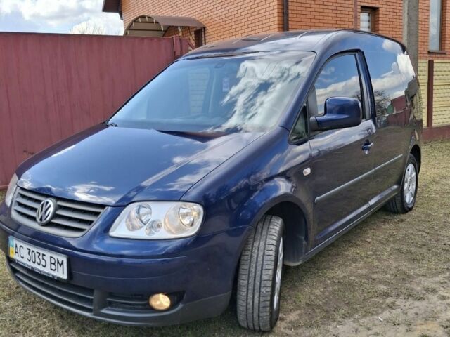 Синий Фольксваген Кадди, объемом двигателя 2 л и пробегом 280 тыс. км за 5550 $, фото 1 на Automoto.ua