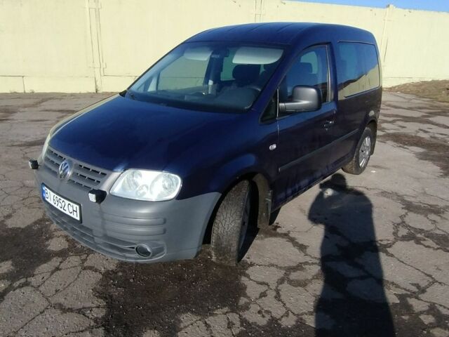 Синий Фольксваген Кадди, объемом двигателя 1.4 л и пробегом 348 тыс. км за 5500 $, фото 1 на Automoto.ua