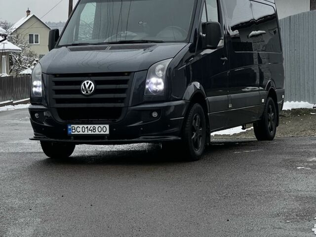 Черный Фольксваген Крафтер, объемом двигателя 2.5 л и пробегом 430 тыс. км за 13500 $, фото 1 на Automoto.ua
