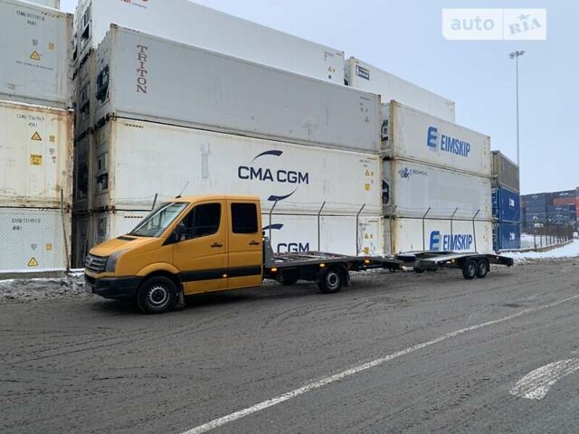 Жовтий Фольксваген Крафтєр, об'ємом двигуна 1.97 л та пробігом 450 тис. км за 16300 $, фото 1 на Automoto.ua