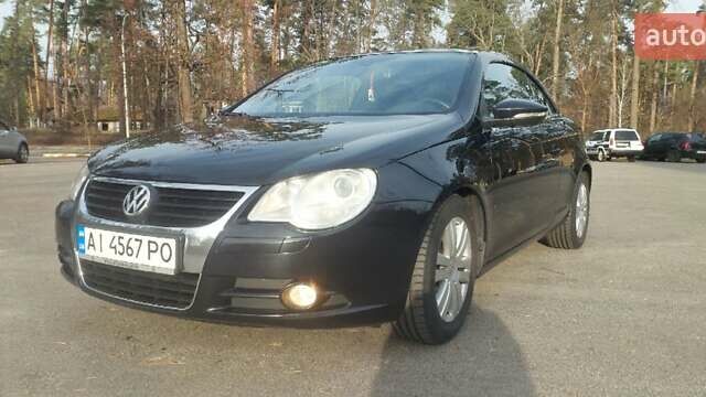 Чорний Фольксваген Еос, об'ємом двигуна 2 л та пробігом 266 тис. км за 7500 $, фото 1 на Automoto.ua