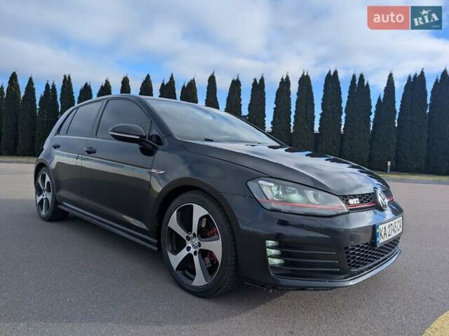 Черный Фольксваген Гольф ГТИ, объемом двигателя 2 л и пробегом 212 тыс. км за 11300 $, фото 1 на Automoto.ua