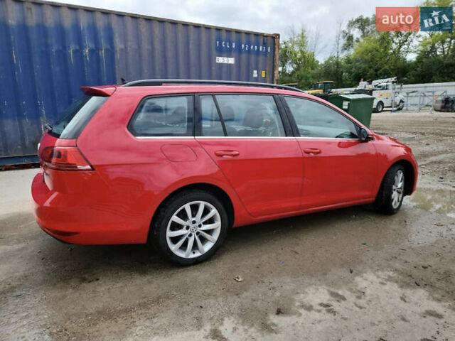 Красный Фольксваген Гольф Спортсван, объемом двигателя 1.8 л и пробегом 190 тыс. км за 9999 $, фото 1 на Automoto.ua