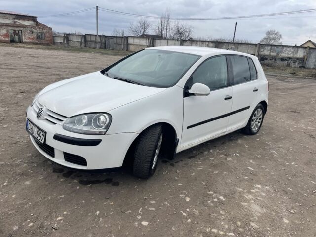 Белый Фольксваген Гольф, объемом двигателя 1.9 л и пробегом 350 тыс. км за 2350 $, фото 1 на Automoto.ua