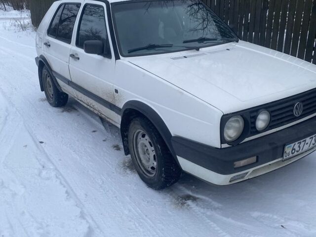Белый Фольксваген Гольф, объемом двигателя 1.8 л и пробегом 350 тыс. км за 1990 $, фото 1 на Automoto.ua