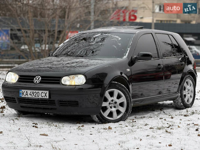 Чорний Фольксваген Гольф, об'ємом двигуна 1.39 л та пробігом 218 тис. км за 4500 $, фото 1 на Automoto.ua