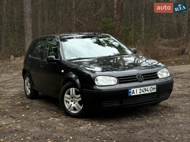 Черный Фольксваген Гольф, объемом двигателя 1.9 л и пробегом 360 тыс. км за 3800 $, фото 1 на Automoto.ua