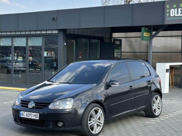 Черный Фольксваген Гольф, объемом двигателя 2 л и пробегом 230 тыс. км за 5500 $, фото 1 на Automoto.ua