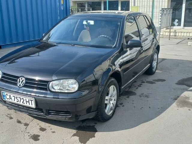 Черный Фольксваген Гольф, объемом двигателя 1.9 л и пробегом 398 тыс. км за 4750 $, фото 1 на Automoto.ua