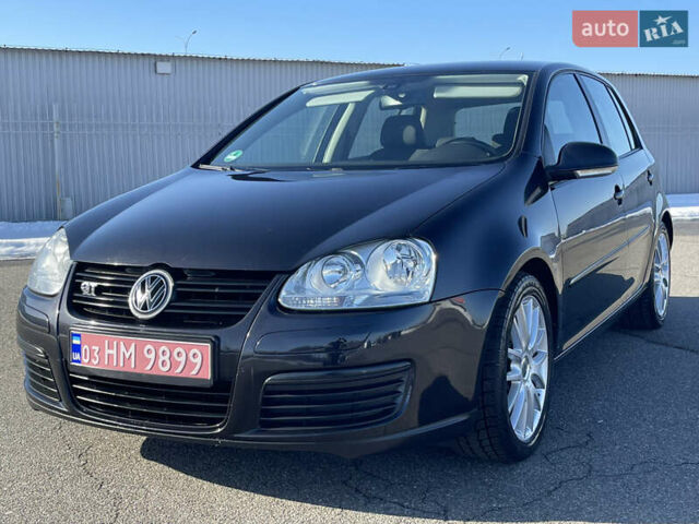 Черный Фольксваген Гольф, объемом двигателя 1.4 л и пробегом 218 тыс. км за 7750 $, фото 1 на Automoto.ua