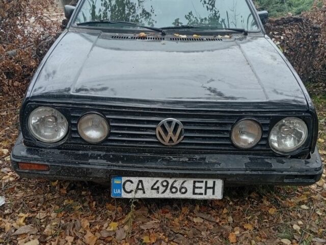 Фольксваген Гольф 1987 в Краматорске на Automoto.ua Черный Фольксваген Гольф, объемом двигателя 1.6 л и пробегом 300 тыс. км за 721 $, фото 1 на Automoto.ua