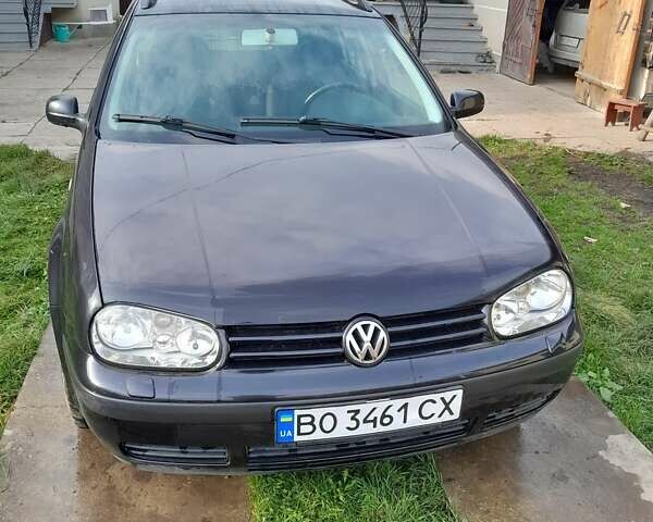 Черный Фольксваген Гольф, объемом двигателя 1.6 л и пробегом 190 тыс. км за 4200 $, фото 1 на Automoto.ua