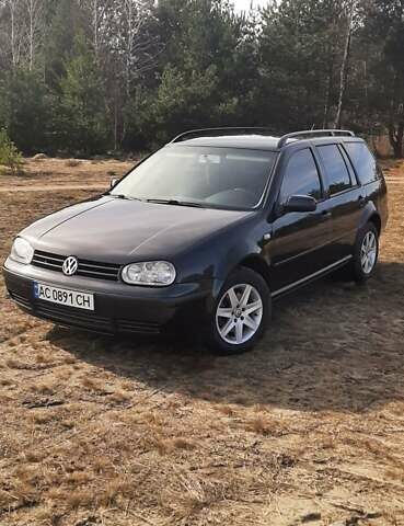 Черный Фольксваген Гольф, объемом двигателя 1.9 л и пробегом 314 тыс. км за 5000 $, фото 1 на Automoto.ua