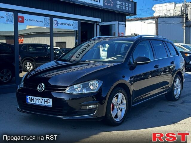 Черный Фольксваген Гольф, объемом двигателя 1.6 л и пробегом 235 тыс. км за 9800 $, фото 1 на Automoto.ua