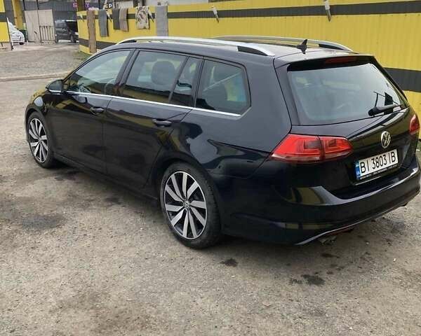 Черный Фольксваген Гольф, объемом двигателя 2 л и пробегом 245 тыс. км за 11300 $, фото 1 на Automoto.ua