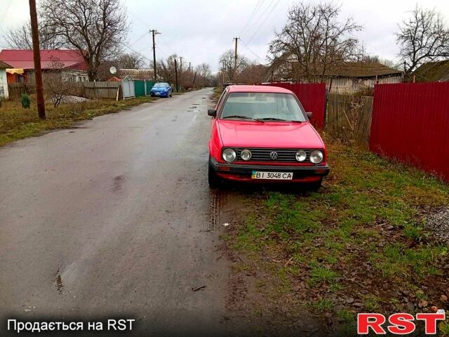 Красный Фольксваген Гольф, объемом двигателя 1.8 л и пробегом 522 тыс. км за 1600 $, фото 1 на Automoto.ua