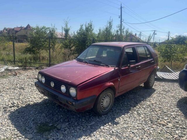 Красный Фольксваген Гольф, объемом двигателя 1.6 л и пробегом 222 тыс. км за 520 $, фото 1 на Automoto.ua