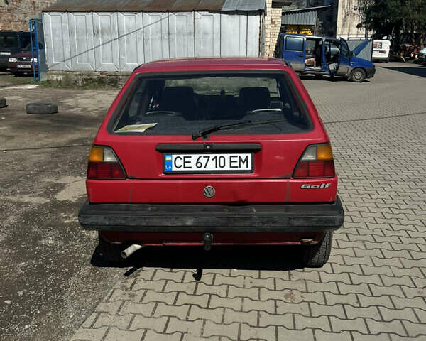 Фольксваген Гольф 1989 у Чернівцях на Automoto.ua Червоний Фольксваген Гольф, об'ємом двигуна 1.6 л та пробігом 426 тис. км за 720 $, фото 1 на Automoto.ua
