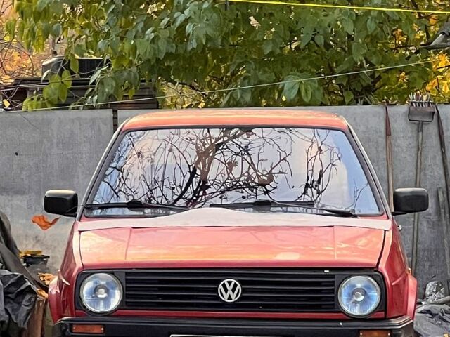 Фольксваген Гольф 1989 в Мироновке на Automoto.ua Красный Фольксваген Гольф, объемом двигателя 1.6 л и пробегом 0 тыс. км за 1000 $, фото 1 на Automoto.ua