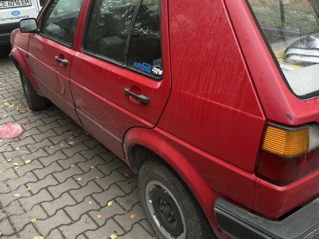 Красный Фольксваген Гольф, объемом двигателя 1.6 л и пробегом 400 тыс. км за 750 $, фото 1 на Automoto.ua