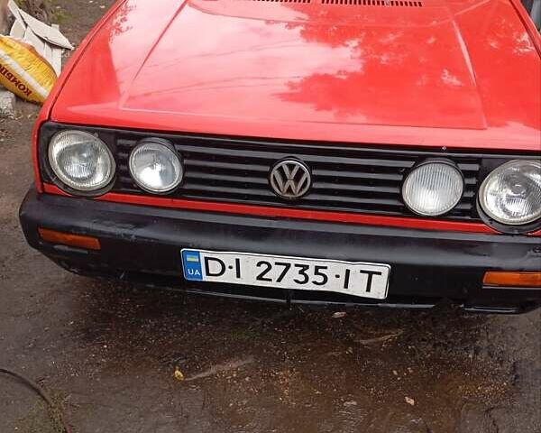 Червоний Фольксваген Гольф, об'ємом двигуна 1.59 л та пробігом 200 тис. км за 1800 $, фото 1 на Automoto.ua