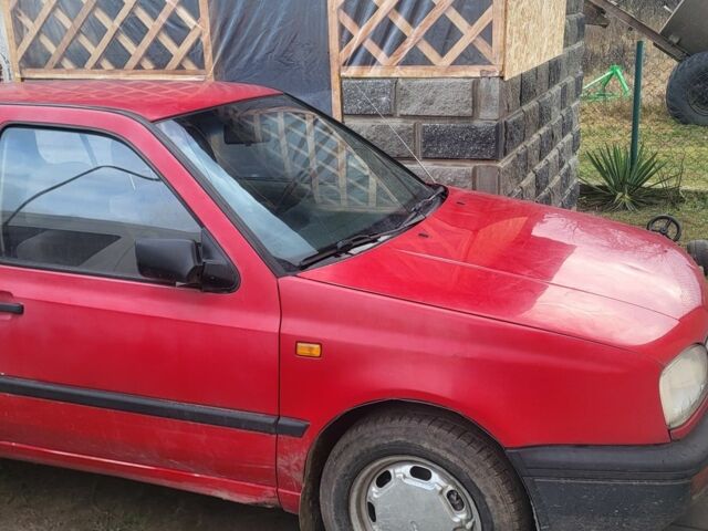 Червоний Фольксваген Гольф, об'ємом двигуна 1.6 л та пробігом 248 тис. км за 1000 $, фото 1 на Automoto.ua