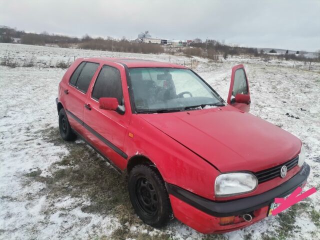 Червоний Фольксваген Гольф, об'ємом двигуна 0 л та пробігом 123 тис. км за 1250 $, фото 1 на Automoto.ua