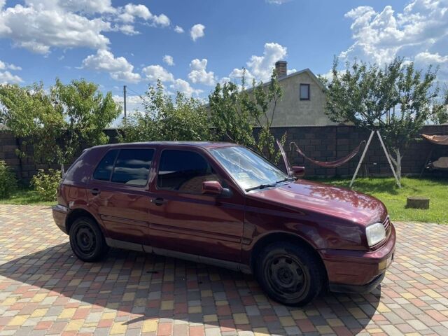 Красный Фольксваген Гольф, объемом двигателя 1.8 л и пробегом 79 тыс. км за 1990 $, фото 1 на Automoto.ua