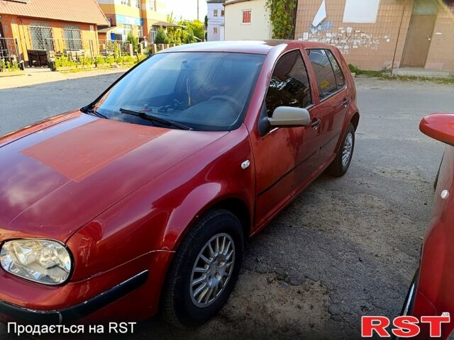 Красный Фольксваген Гольф, объемом двигателя 1.9 л и пробегом 440 тыс. км за 2400 $, фото 1 на Automoto.ua