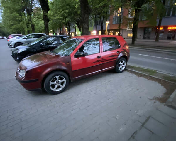 Красный Фольксваген Гольф, объемом двигателя 1.9 л и пробегом 400 тыс. км за 3250 $, фото 1 на Automoto.ua