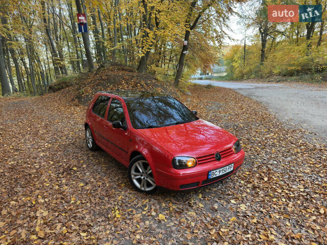 Красный Фольксваген Гольф, объемом двигателя 1.9 л и пробегом 499 тыс. км за 4300 $, фото 1 на Automoto.ua