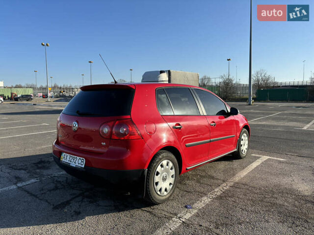 Красный Фольксваген Гольф, объемом двигателя 1.6 л и пробегом 78 тыс. км за 7100 $, фото 1 на Automoto.ua