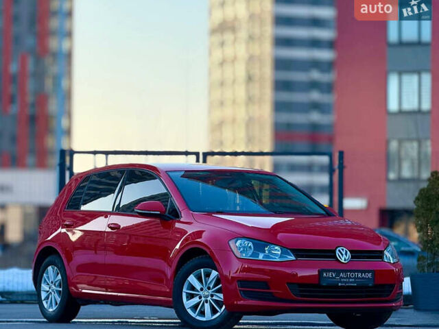 Красный Фольксваген Гольф, объемом двигателя 1.8 л и пробегом 171 тыс. км за 10900 $, фото 1 на Automoto.ua