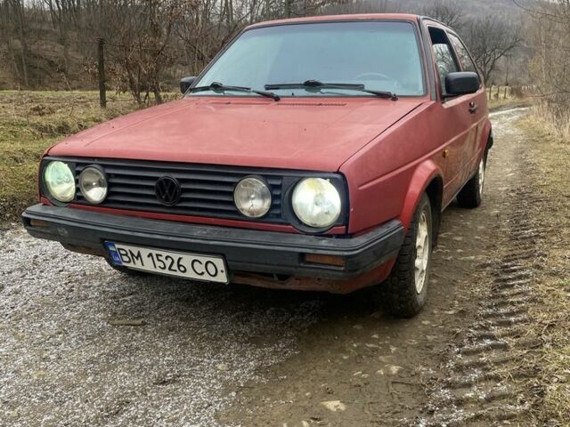 Красный Фольксваген Гольф, объемом двигателя 1.6 л и пробегом 350 тыс. км за 850 $, фото 1 на Automoto.ua